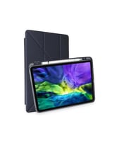 Apple İpad Pro 11 (2021) Kılıf Kalemlikli Hugo Tablet Kılıfı - Lacivert