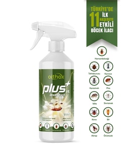Oithox Plus Ul İnsektisit Uyuz, Böcek, Bit, Pire, Kene, Tahtakurusu, Hamamböceği Ilacı 500 Ml