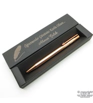 Wings İsme Özel Rose Gold Tükenmez Kalem + İsme Özel Kutu (Öğretmenler Günü veya başka bir mesaj) (Karışık)