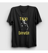 Presmono Unisex Siyah Veteran Film Taxi Driver T-Shirt 251468tt