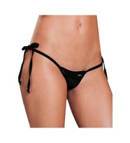 Büyük Beden Fantazi İç Giyim Siyah  Fantezi G String Külot İç Çamaşırı
