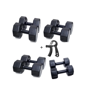 PS SPOR 4 ÇİFT DAMBIL SET+SAYAÇLI AYARLANABİLİR EL YAYI = 3 KG 6 KG 8 KG  10 KG