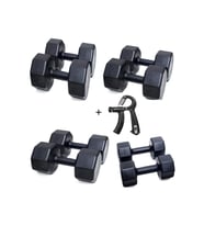 PS SPOR 4 ÇİFT DAMBIL SET+SAYAÇLI AYARLANABİLİR EL YAYI = 3 KG 6 KG 8 KG  10 KG
