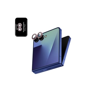 Samsung Galaxy Z Flip 7 için ProLENS Kamera Lens Koruyucu Elmas Taş Çerçeveli, Kırılmaz Cam