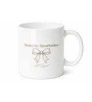 Spread Kindness Yazılı Nezaket Yay Kupa Bardak Hediye Porselen Baskılı