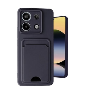 Xiaomi Redmi Note 13 Pro 5g Kılıf Kelvin Kartvizitli Silikon - Siyah