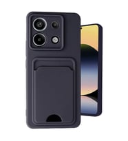 Xiaomi Redmi Note 13 Pro 5g Kılıf Kelvin Kartvizitli Silikon - Siyah