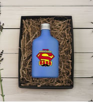 BK Gift Hediye Kutulu Kişiye Özel İsimli Baba Temalı Mavi Tasarım Cam Şişede 200 ml Kolonya-4, Babaya Hediye, Babalar Günü Hediyeleri, Hediyelik Baskılı Kolonya