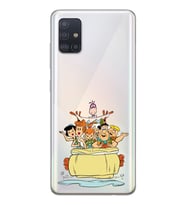 Samsung Galaxy A71 Uyumlu Taş Devri Tasarımlı Şeffaf Telefon Kılıfı