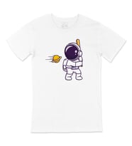 Astronot ve Beyzbol Tişört