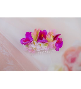 Pastel Premium Gelin Saç Akseuarı