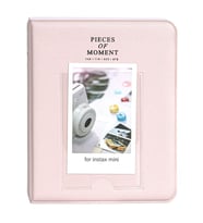 Instax Mini Film Uyumlu 64'lü Pembe PVC Albüm