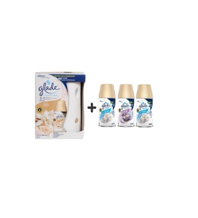 Glade Otomatik Sprey + Ipeksi Vanilya + Temiz Çarşaf Ferahlığı X Lavanta Ferahlığı X Temiz Çarşaf Ferahlığı = 3 X 269 Ml