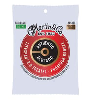 Martin Co MA530T SP Lifespan Treated Akustik Gitar Teli Extra Light 10-47
