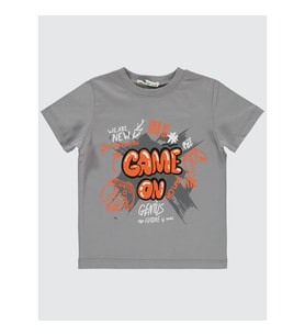 Civil Boys Erkek Çocuk Tişört 2-5 Yaş Gri (Gri)