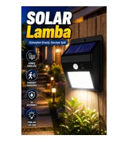Solar Hareket Sensörlü LED Bahçe Lambası 1200mAh Pil Su Geçirmez Dış Mekan Aydınlatma