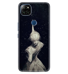 Casper E30 F20 X20 Kılıf Desemli Silikon Star Woman 1332