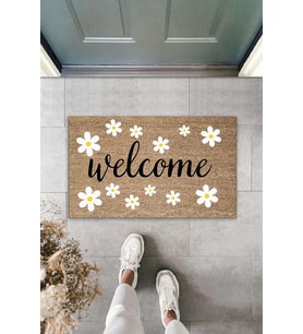 Papatyalı Welcome Dekoratif Iç Ve Dış Kapı Önü Paspası 40 X 60 Cm