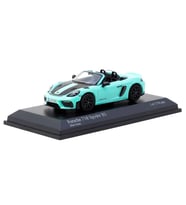 Tarmac Works Porsche 718 Spyder RS Mint Yeşil 1/64 Model Araba