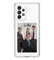 Samsung Galaxy A73 Uyumlu The Office Tasarımlı Şeffaf Telefon Kılıfı