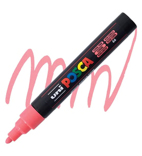 UNİ POSCA SU BAZLI POSTER MARKER PC-5M 1.8-2.5 MERCAN PEMBE