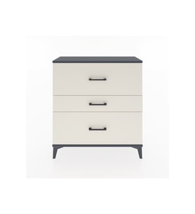 Arges Şifonyer 3 Çekmeceli 88x30x96 Antrasit-Aytaşı