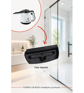 Torima Buharlı Temizleyici Makinesi Uyumlu Yedek Cam Aparatı CB902A