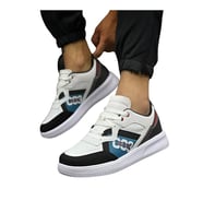 BOULDER 5334 Sneaker Erkek Spor Ayakkabı BEYAZ_SİYAH (Beyaz-Siyah)