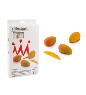 Silikomart Mango 30 Mini Tatlı Kalıbı ve Kesici Seti