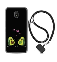 Xiaomi Redmi 8A 8 Pro 9C 9T 10C 11T Pro Kılıf Boyun Askılı Silikon Aşık Avokadolar 1642