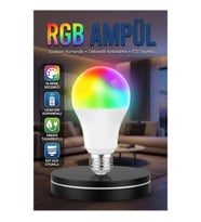 RGB LED Ampul 16 Renk Uzaktan Kumandalı Enerji Tasarruflu E27 LED Ampul
