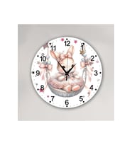 bilge Tasarım Çocuk Odası Duvar Saati 30 x 30 CM (Karışık)