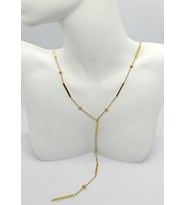 Golden Flow Y Kolye (40+5 cm)