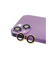 Apple iPhone 14 Plus Uyumlu Zore CL-07 Kamera Lens Koruyucu (Gold)