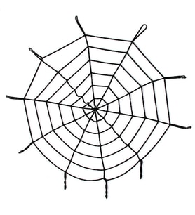 Parti Aksesuar Halloween Cadılar Bayramı Örümcek Ağ Dekor Siyah 1.5 Metre (Renksiz)