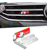 Volkswagen R Line Ön Panjur Vidalı Izgara Metal Arma Amblem Logo