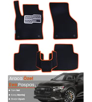 AUDİ E-TRON (2018-2024) Uyumlu EVA Paspas Tam Set–Araca Özel,Su Geçirmez,Kolay Montaj