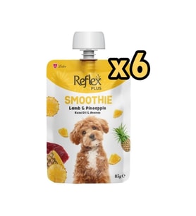 Smoothie Kuzu Etli ve Ananaslı Likit Köpek Ödülü 85 gr x 6 Adet