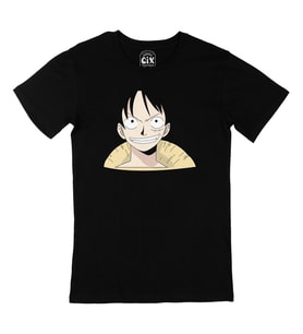 One Piece Monkey D. Luffy Siyah Tişört