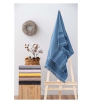 Cotton box Twins Bukle  Havlu 75x150 Indigo