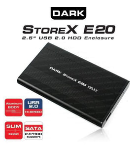 DARK DK-AC-DSE20 E20 2.5" USB 2.0 SATA SİYAH