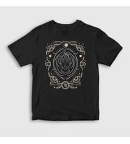 Presmono Unisex Çocuk Siyah Virgo Zodiac Hediye Başak Burcu T-Shirt 530272tt
