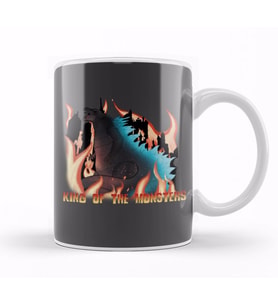 Godzilla King Of The Monsters 04 Kupa Bardak Porselen