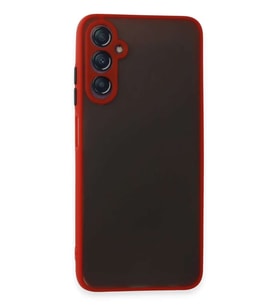 Galaxy A05S Kılıf Montreal Silikon Kapak - Kırmızı