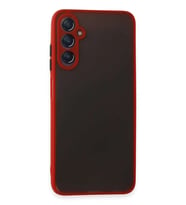 Galaxy A05S Kılıf Montreal Silikon Kapak - Kırmızı