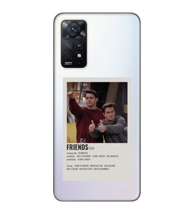 Xiaomi Redmi Note 12 PRO 4G Uyumlu Friends Tasarımlı Şeffaf Telefon Kılıfı