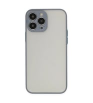 Apple İphone 14 Pro Kılıf Montreal Silikon Kapak - Gri