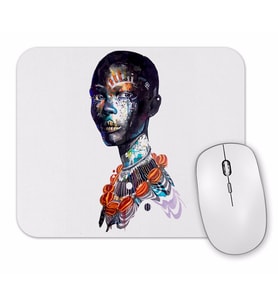 Rosto  Pintura Mouse Pad
