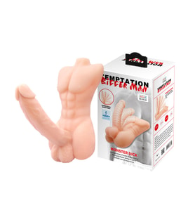 Baile Temptation Bigger Man Kıkırdaklı Torso Dildo