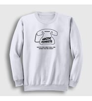 Presmono Unisex Beyaz High Arctic Monkeys Sweatshirt 13888tt (Beyaz)